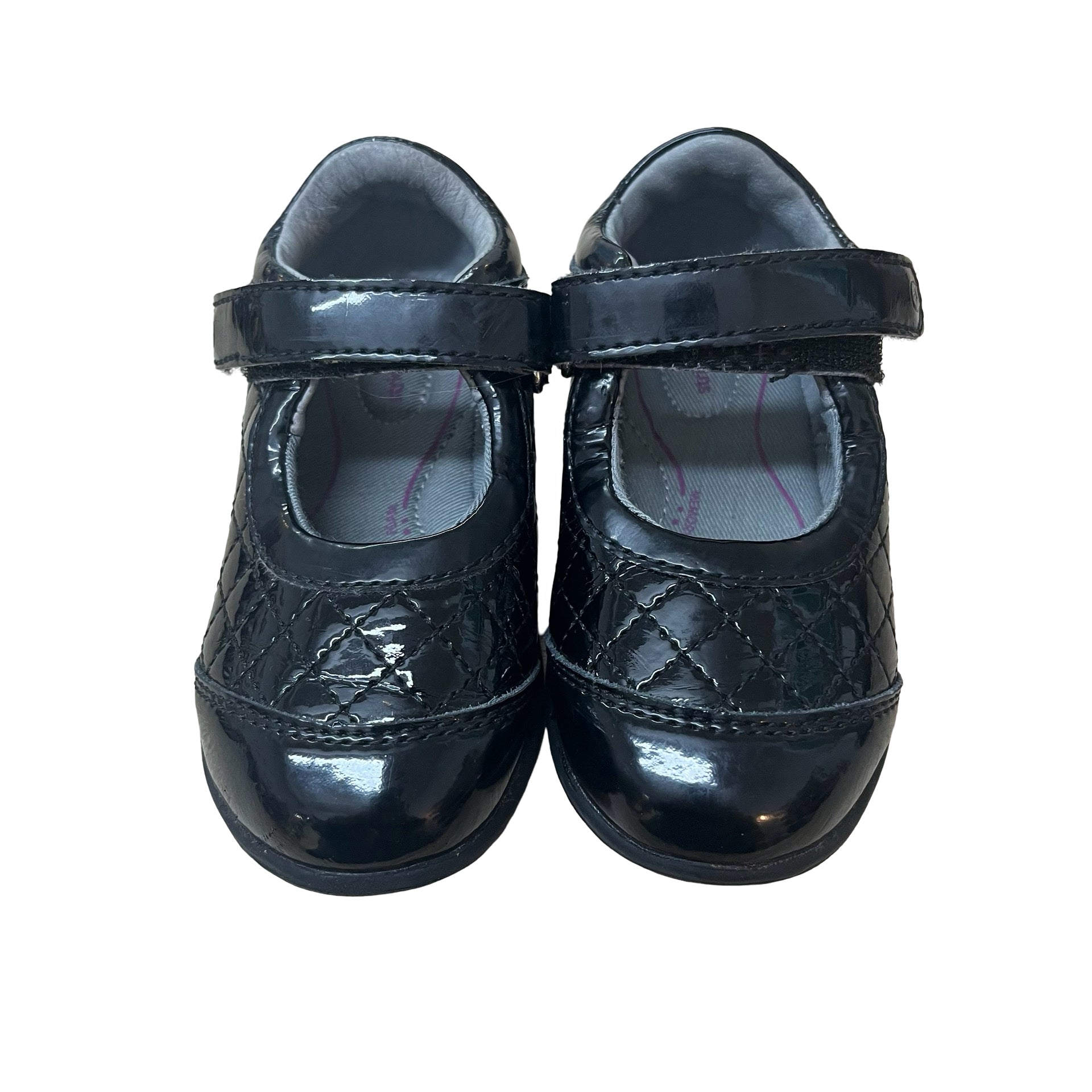 Stride Rite Black Patent Quilted Shoes - Size 6 - Bounce Mkt