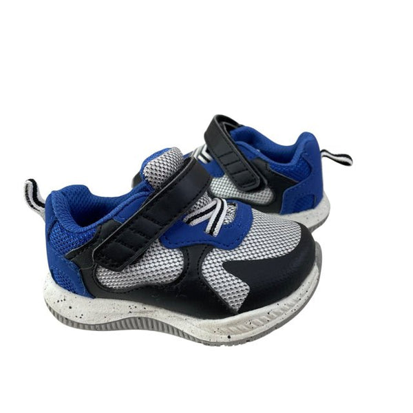 Stride Rite Gray & Blue Velcro Sneakers - Size 5 - Bounce Mkt