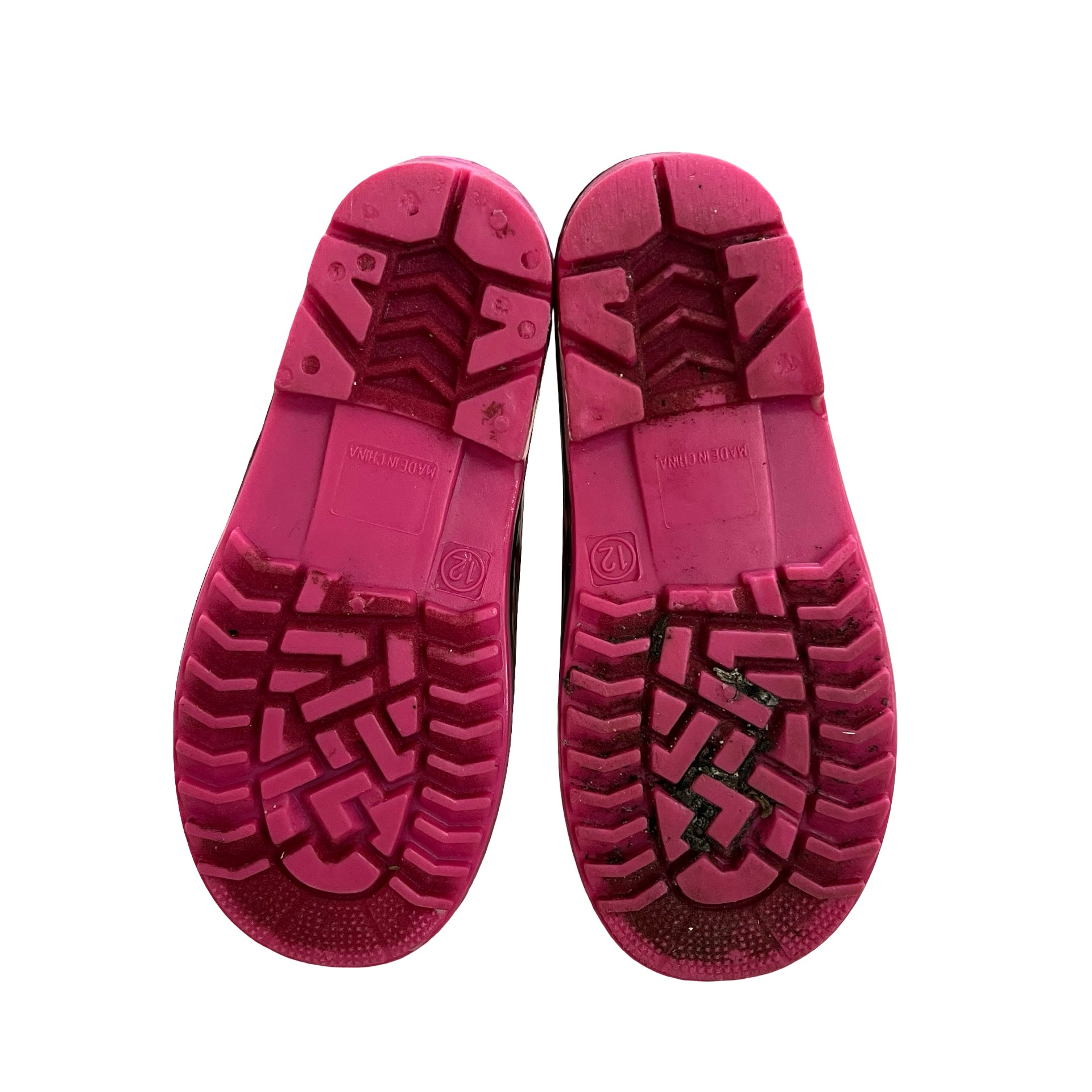 Stride Rite Pink Leopard Print Rain Boots - Size 12 - Bounce Mkt