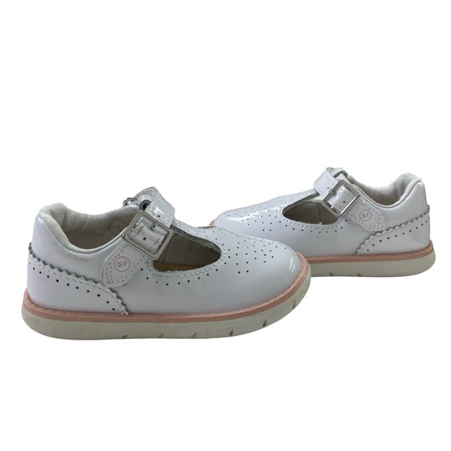 Stride Rite White Patent Leather Shoes - Size 5M - Bounce Mkt