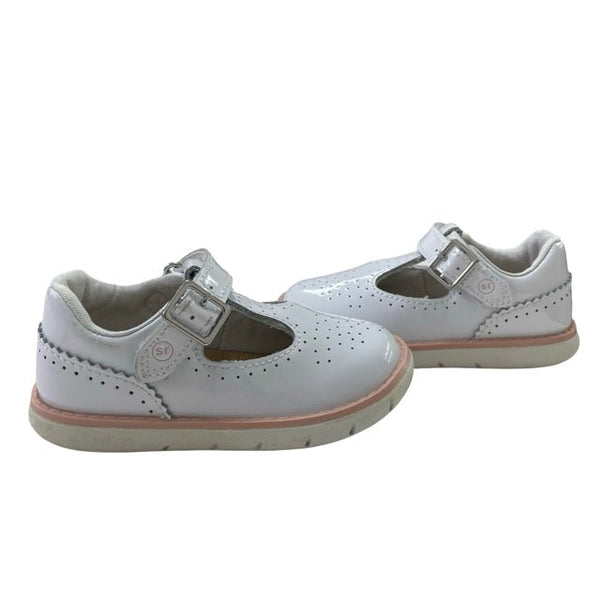 Stride Rite White Patent Leather Shoes - Size 5M - Bounce Mkt