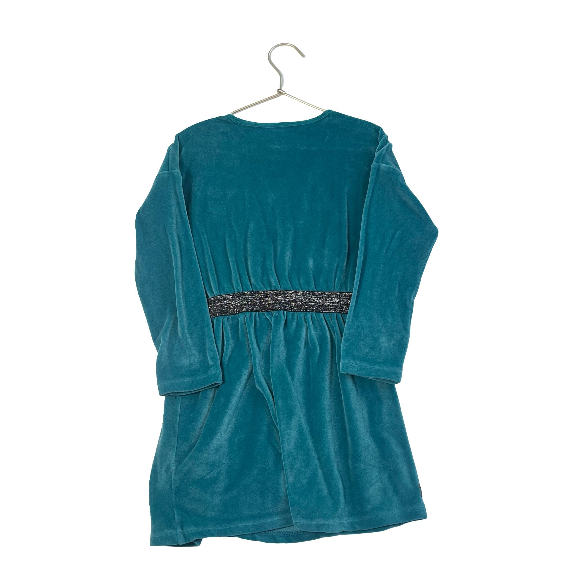 Tea Green Velour Dress - Size 6 - Bounce Mkt
