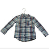 Tea Ivory, Teal, Blue Plaid Plaid Button Down - Size 3 - Bounce Mkt