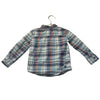 Tea Ivory, Teal, Blue Plaid Plaid Button Down - Size 3 - Bounce Mkt