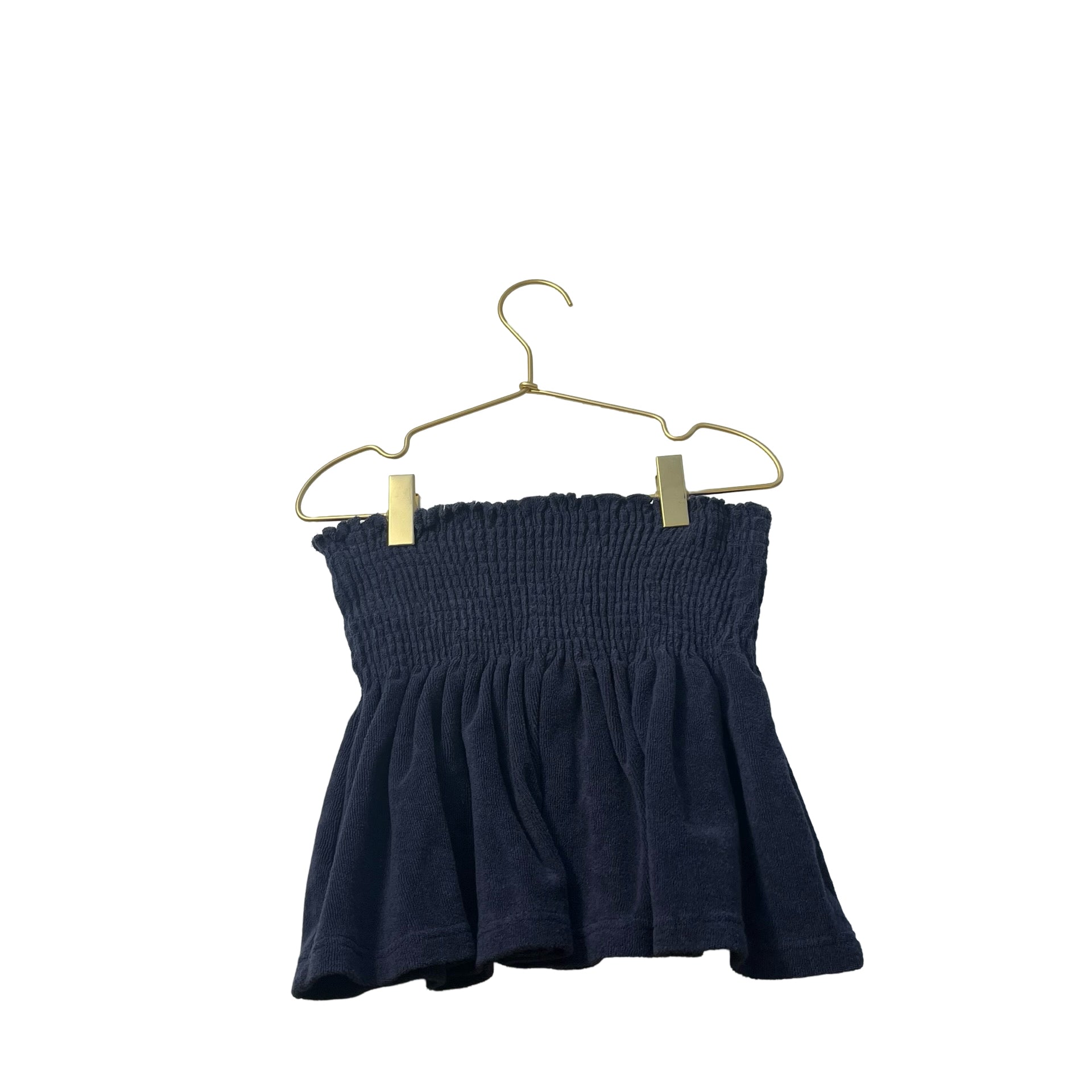 The Campamento Navy Terry Skirt - Size 4Y - Bounce Mkt