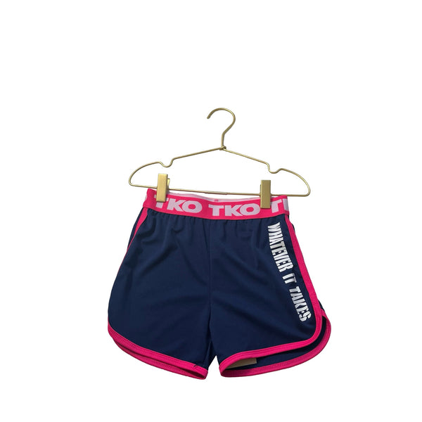 TKO Navy & Pink Trim Athletic Shorts - Size 6x - Bounce Mkt
