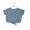 Tocoto Vintage Chambray Tie - Front Button Down - Size 6Y - Bounce Mkt