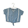 Tocoto Vintage Chambray Tie - Front Button Down - Size 6Y - Bounce Mkt