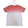 Tractr White & Peach Dip - Dye Tee - Size M 8 - 10 - Bounce Mkt