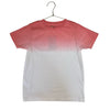 Tractr White & Peach Dip - Dye Tee - Size M 8 - 10 - Bounce Mkt