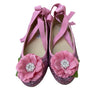 Trish Scully Pink Glitter Ballet Shoes in Box - Size 3Y Big Kid - Bounce Mkt