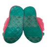 UGG Pink & Green Fuzzy & Sunglass Slide Slippers - Size 7 - Bounce Mkt