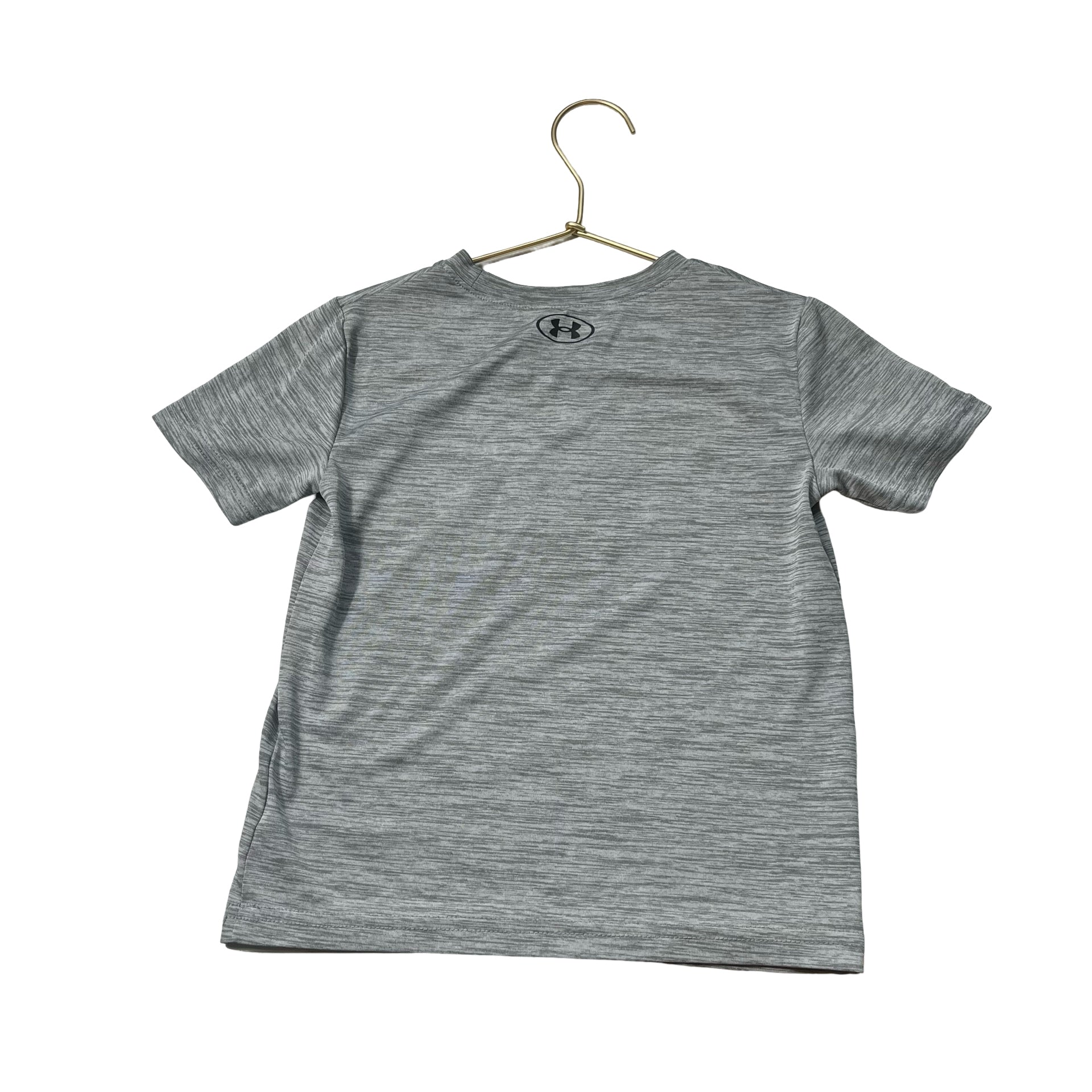 Under Armour Gray Logo Athletic Tee - Size 4 - Bounce Mkt