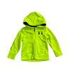 Under Armour Neon Yellow & Black Zip Up Hooded Sweatshirt - Size 2 - Bounce Mkt