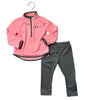 Under Armour Pink Quarter - Zip & Gray Athletic Leggings - Size 24 months - Bounce Mkt