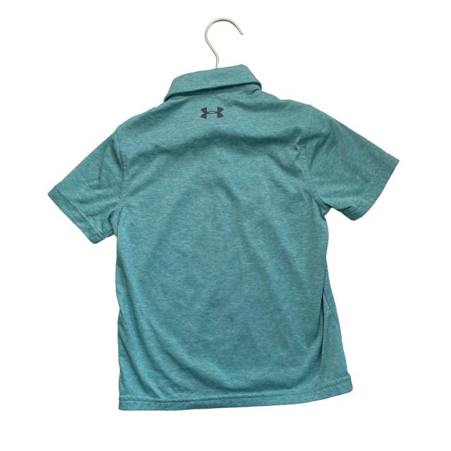 Under Armour Teal Athletic Polo - Size YSM 8 - Bounce Mkt