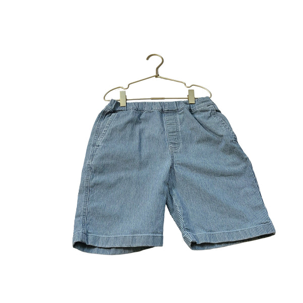 Uniqlo Blue & White Striped Denim Shorts - Size 9 - 10 - Bounce Mkt