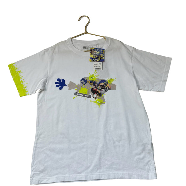 Uniqlo x Nintendo Splatoon 3 White Tee with Tags - Size 11 - 12 - Bounce Mkt