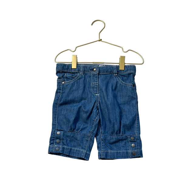 Vertbaudet Denim Cropped Pants - Size 24 Mo - Bounce Mkt
