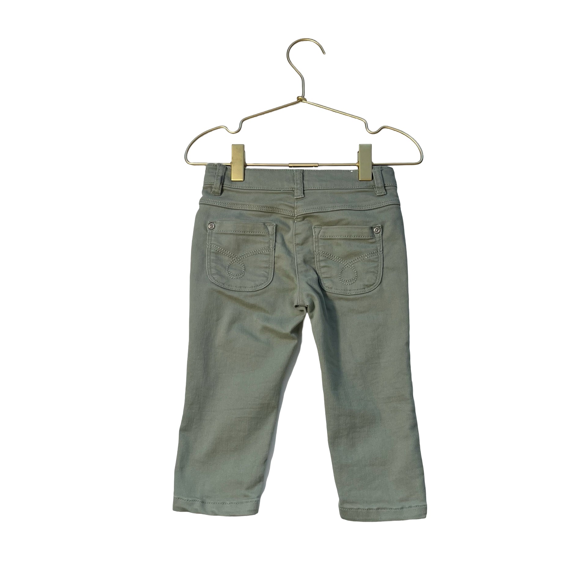 Vertbaudet Sage Green Ankle Pants - Size 3A - Bounce Mkt