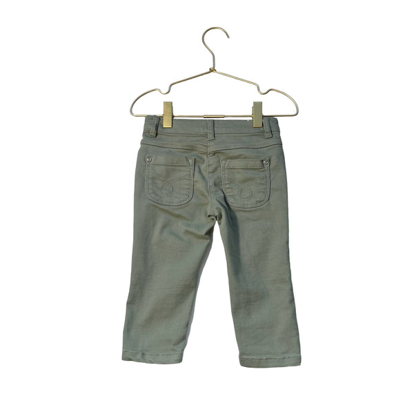 Vertbaudet Sage Green Ankle Pants - Size 3A - Bounce Mkt