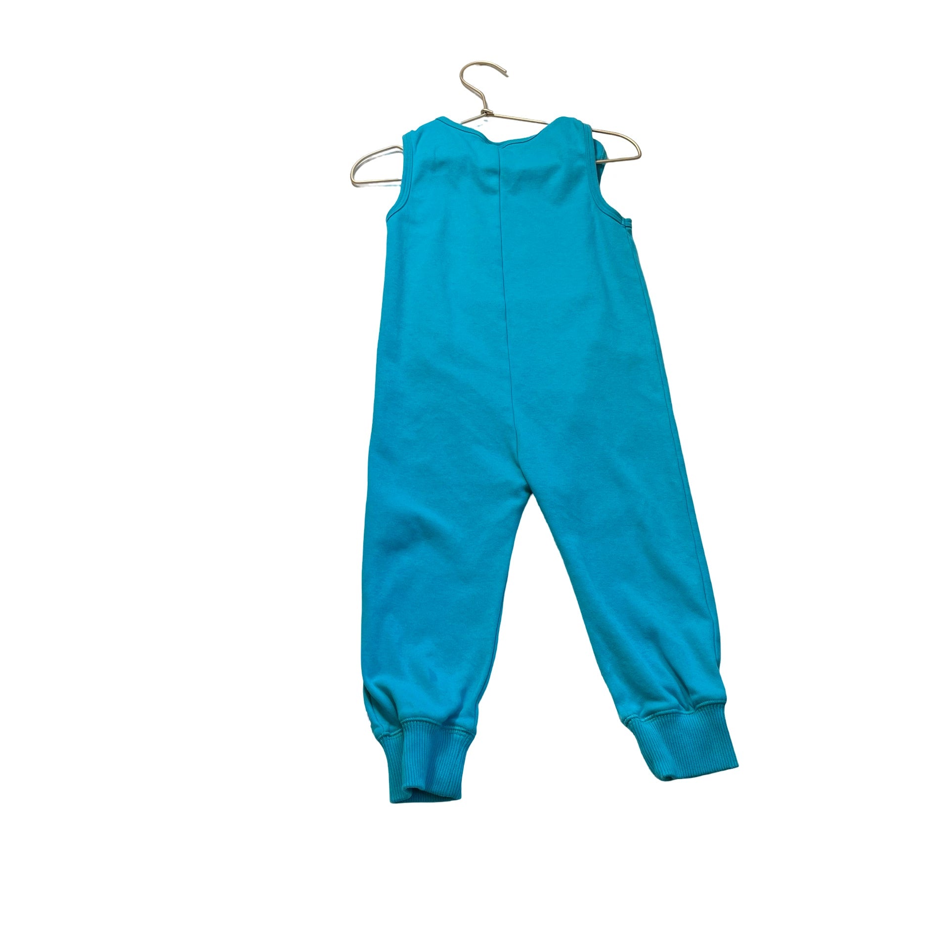 VillerValla Aqua Blue Overall One - Piece - Size 92 (2) - Bounce Mkt