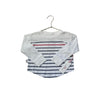 Vineyard Vines White, Red, Navy Striped Shirt with Tags - Size 2T - Bounce Mkt