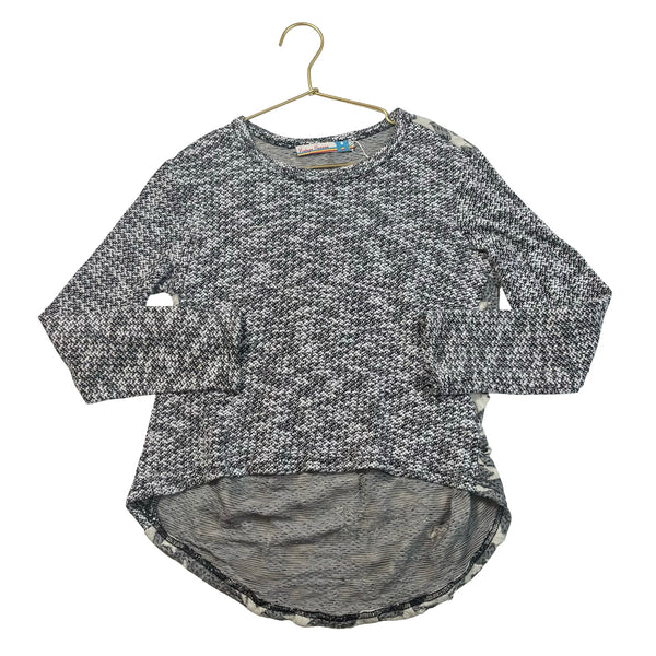 Vintage Havana Gray Knit & Star Print Shirt - Size M 10 - 12 - Bounce Mkt