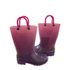 Western Chief Pink & Purple Glitter Ombre Rain Boots - Size 7 - Bounce Mkt