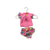 Wetsuit Club Pink Flamingo & Floral Swim Suit Set - Size NB - Bounce Mkt