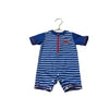 Wonder Nation Blue Striped Swim Romper - Size 3 - 6 Mo - Bounce Mkt