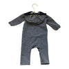 Yporque Gray Hooded 'Bat' One - Piece - Size 6 Mo - Bounce Mkt
