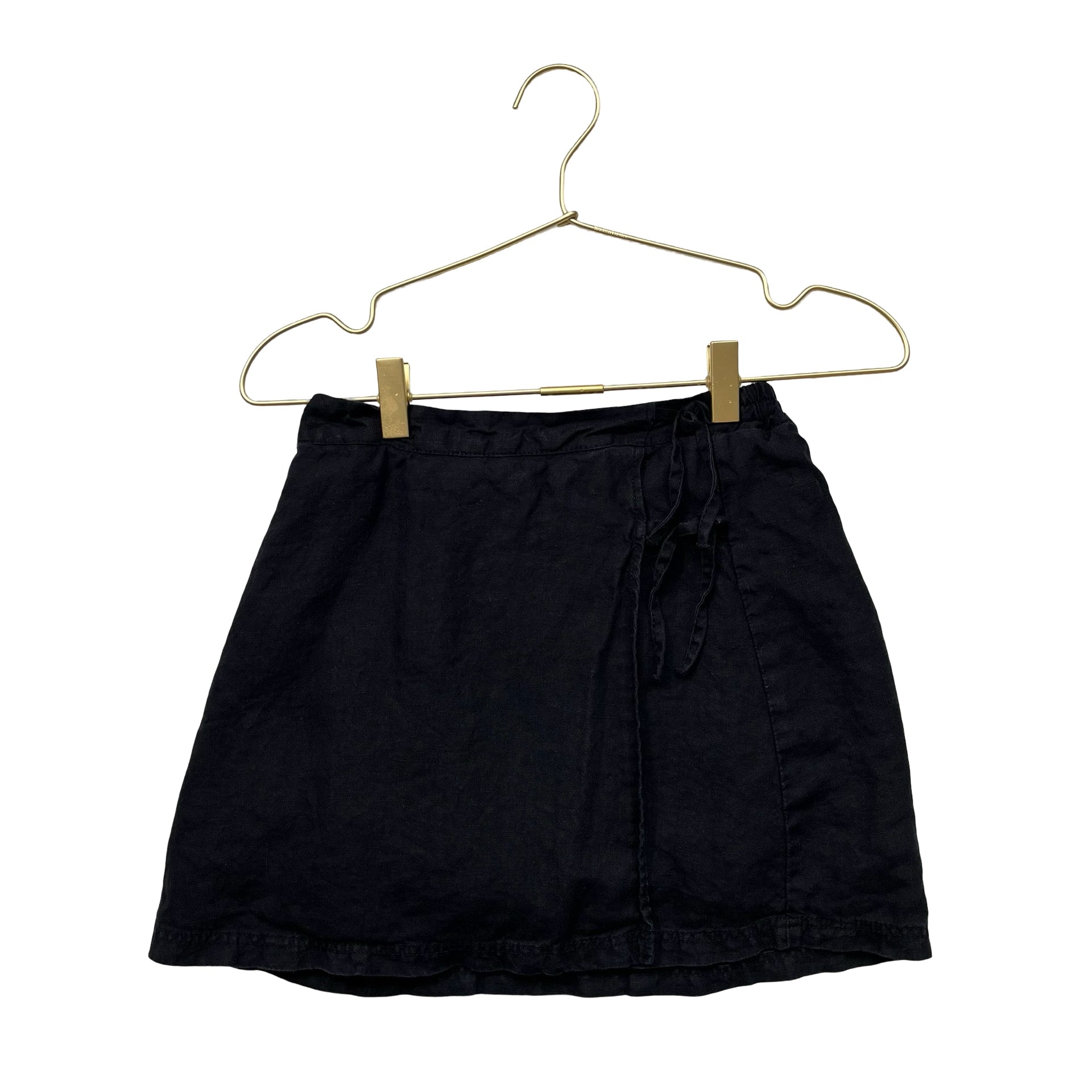Zara Black Linen Skort Skirt - Size 11 - 12 - Bounce Mkt
