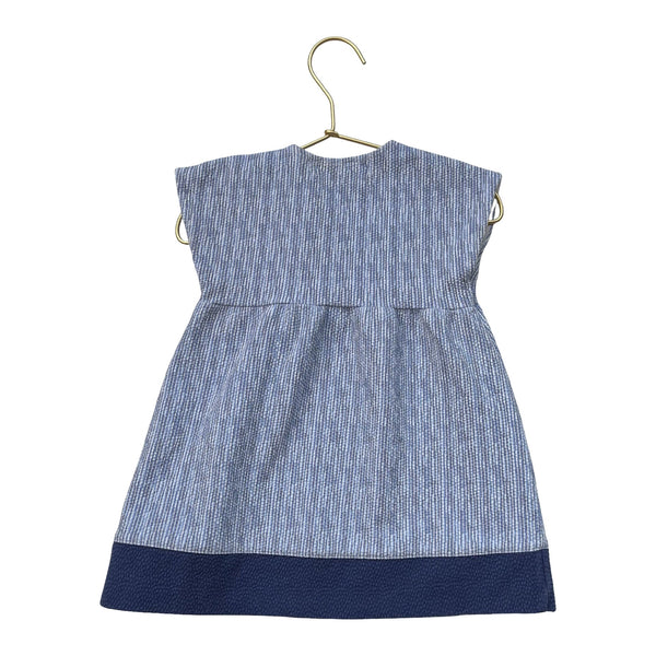Zara Blue, White, Navy Striped Dress - size 18 - 24 Mo - Bounce Mkt