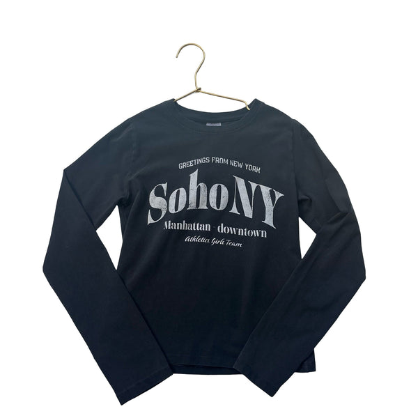 Zara Dark Gray 'Soho NY' Shirt with Tags - Size 9 - 10 - Bounce Mkt