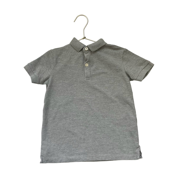 Zara Gray Short Sleeve Polo Shirt - Size 6 - Bounce Mkt