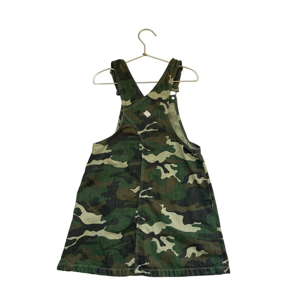 Zara Green Camo Denim Dress - Size 9 - Bounce Mkt