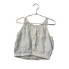 Zara Ivory 100% Linen Top - Size 10 - Bounce Mkt