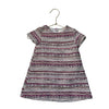 Zara Ivory, Gray, Pink, Purple Tweed Dress - Size 12 - 18 Mo - Bounce Mkt