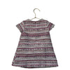 Zara Ivory, Gray, Pink, Purple Tweed Dress - Size 12 - 18 Mo - Bounce Mkt