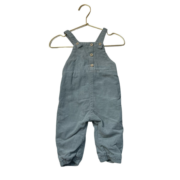 Zara Jersey - Lined Light Green Corduroy Overalls - Size 6 - 9 Mo - Bounce Mkt