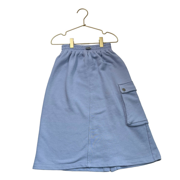Zara Light Blue Cargo Pocket Skirt - Size 9 - Bounce Mkt