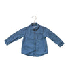 Zara Light Blue Denim Button Down - Size 18 - 24 Mo - Bounce Mkt