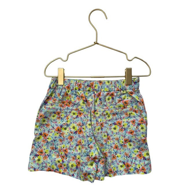 Zara Light Green Floral Shorts - Size 10 - Bounce Mkt