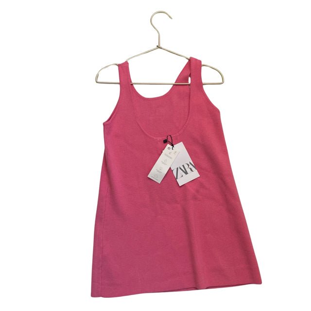 Zara Pink Knit Sleeveless Top with Tags - Size 6-7 - Bounce Mkt