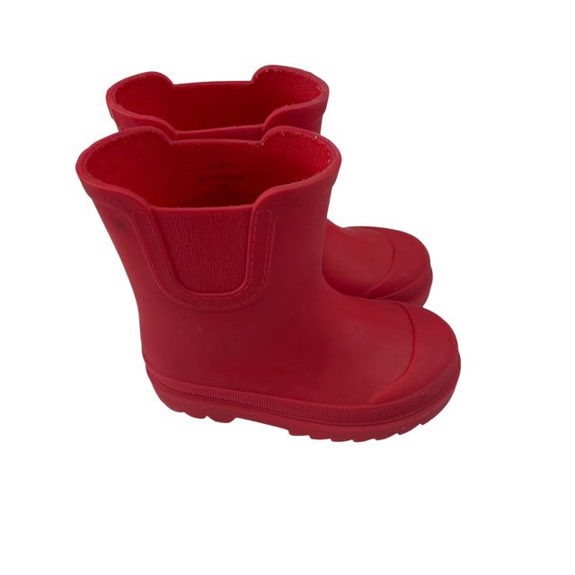 Zara Red Rain Boots - Size 23 (7) - Bounce Mkt