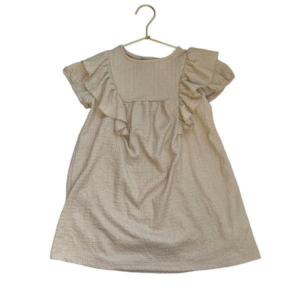 Zara Tan Crinkle Dress - Size 4 - 5 - Bounce Mkt