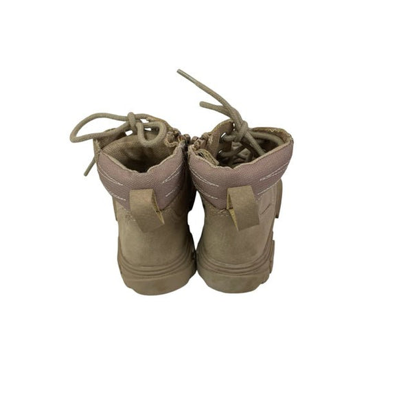 Zara Tan Faux Leather Lace - Up Boots - Size 21 (5.5) - Bounce Mkt