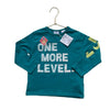 Zara Teal 'One More Level' Shirt with Tags - Size 18-24 Mo - Bounce Mkt