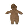 7 For All Mankind 0-3 Months Brown Fleece One Piece - Bounce Mkt